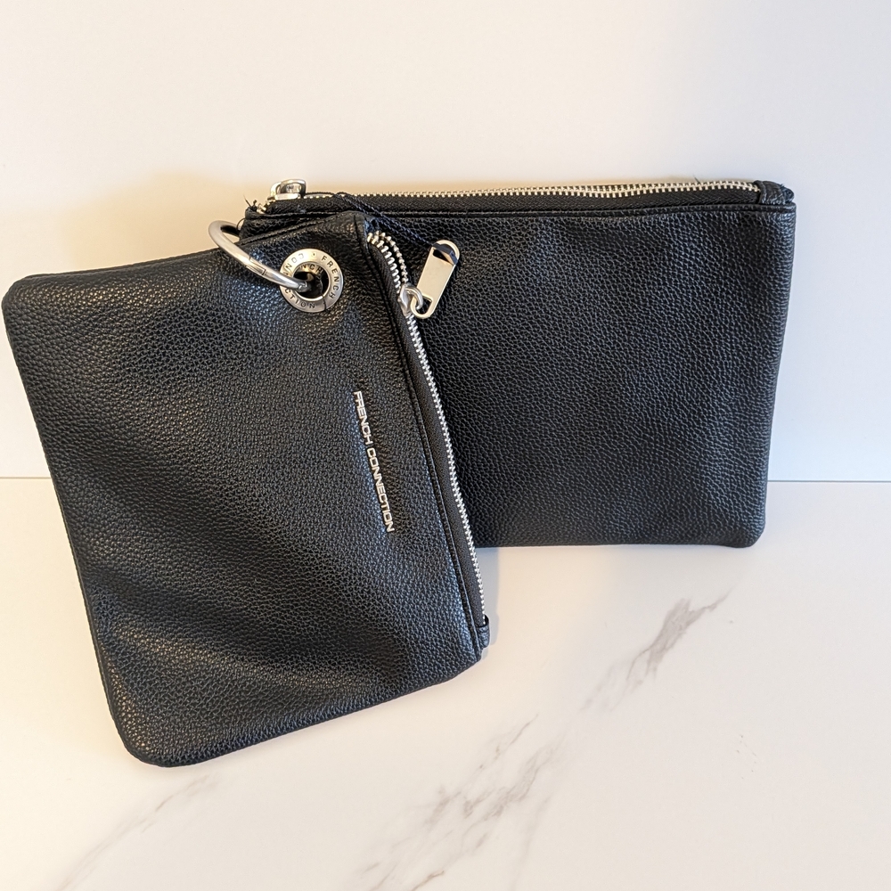 French Connection Black Bag Set Women's